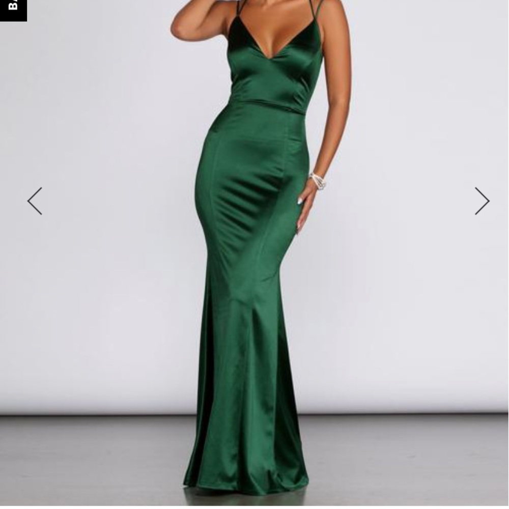 Formal Satin Dress PLEASE READ